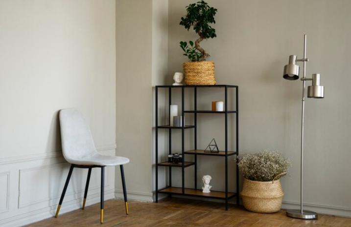 living room shelves decor